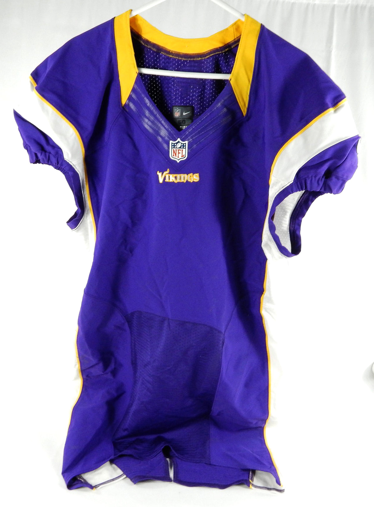 2012 Minnesota Vikings Blank Game Issued Purple Jersey 50 DP86543