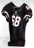 2016 Arizona Cardinals Jared Veldheer #68 Game Issued Black Jersey Color Rush 1
