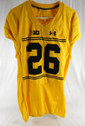 2017 Maryland Terrapins #26 Game Used Gold Jersey Throwback Football 125th P 1
