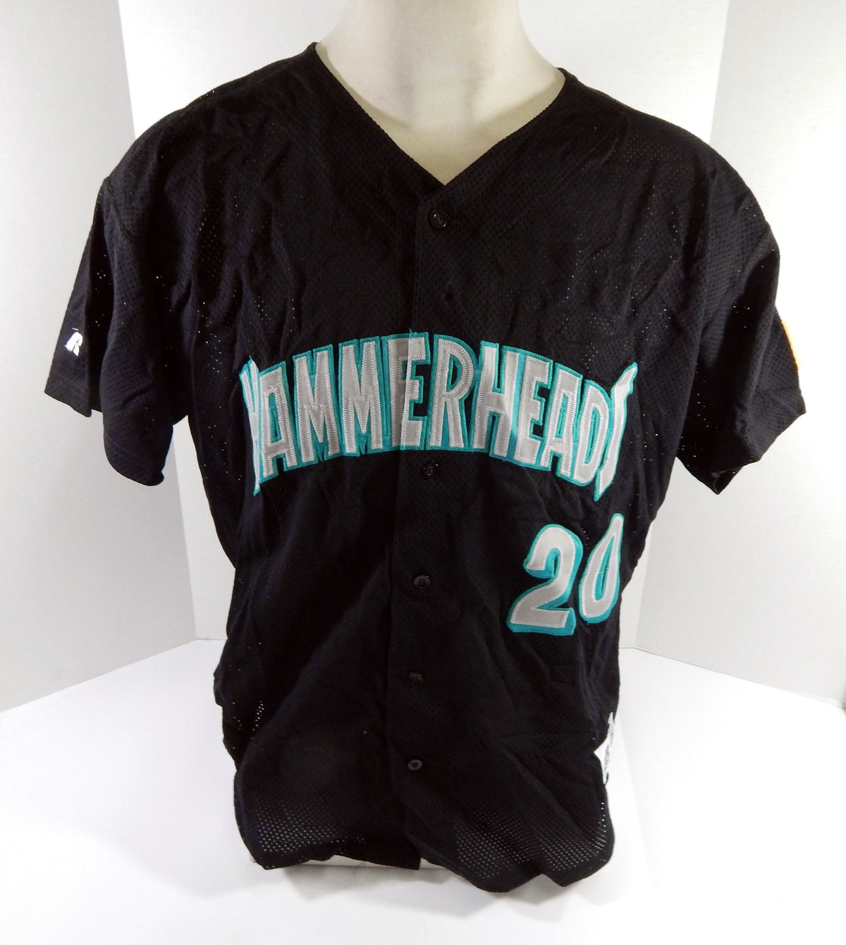 Jupiter Hammerheads #20 Game Used Black Jersey USA Patch 46 DP53001 Pic2