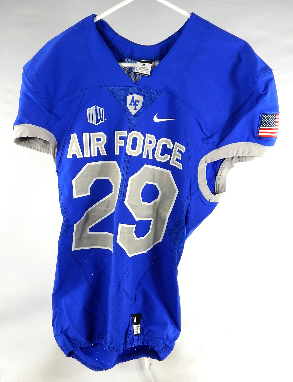 2016 Air Force Falcons #29 Game Used Blue Jersey NP Rem M 850