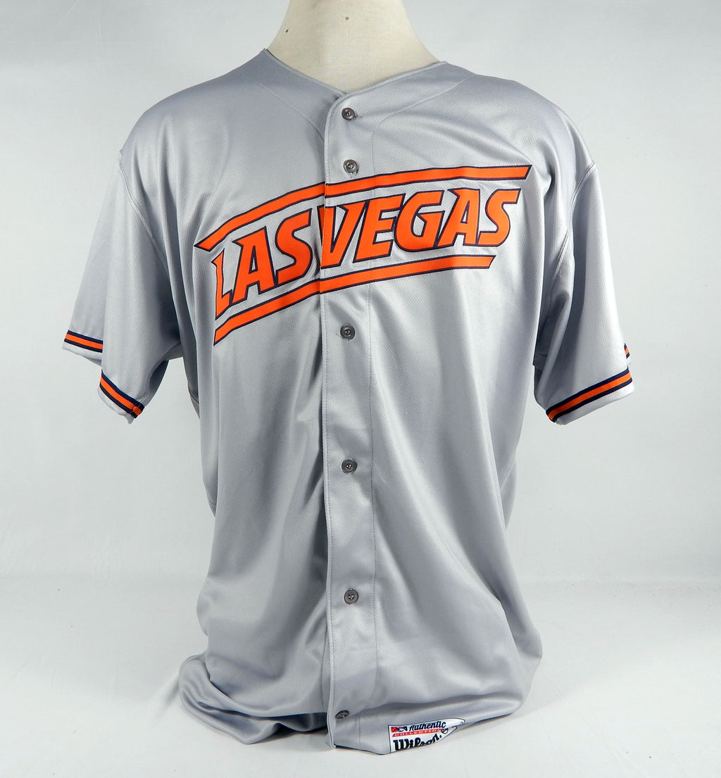 2023 Las Vegas Aviators Blank Game Issued Grey Jersey 52 712861S