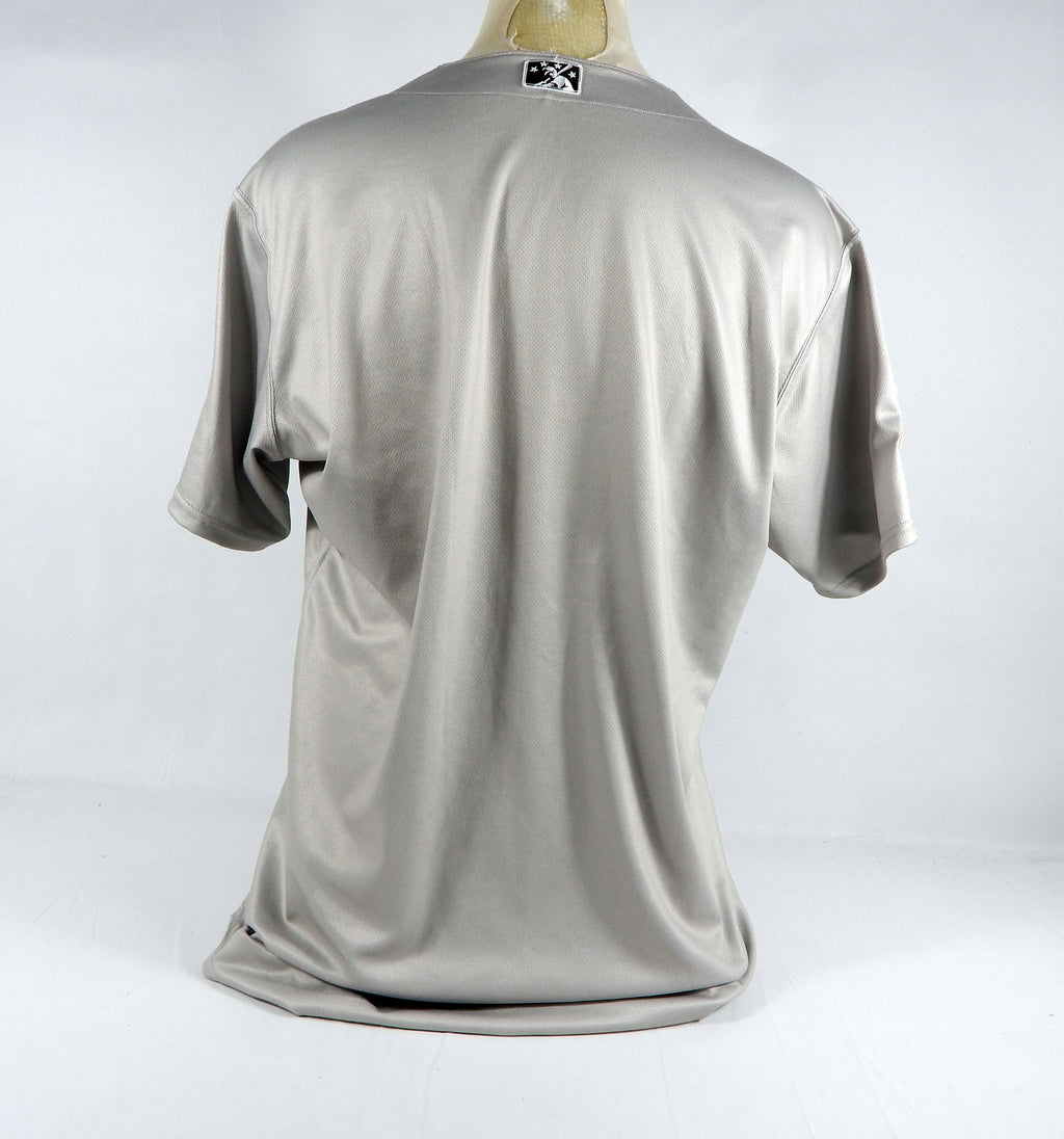 2023 Las Vegas Aviators Blank Game Issued Grey Jersey 50 712862S Pic2