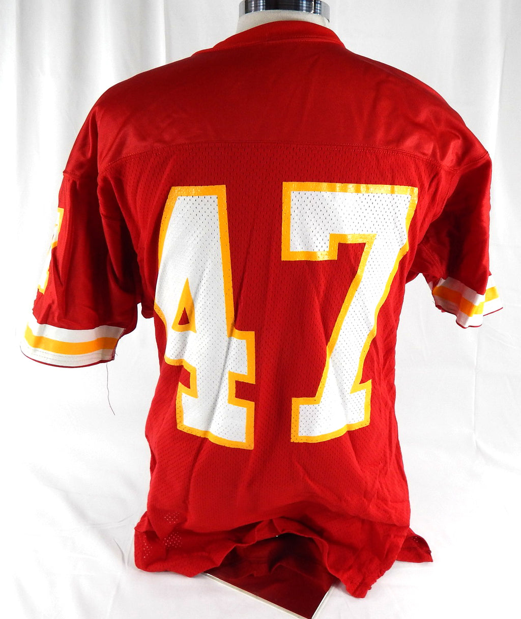 1992 Kansas City Chiefs #47 Game Issued Red Jersey 42 010 Pic2
