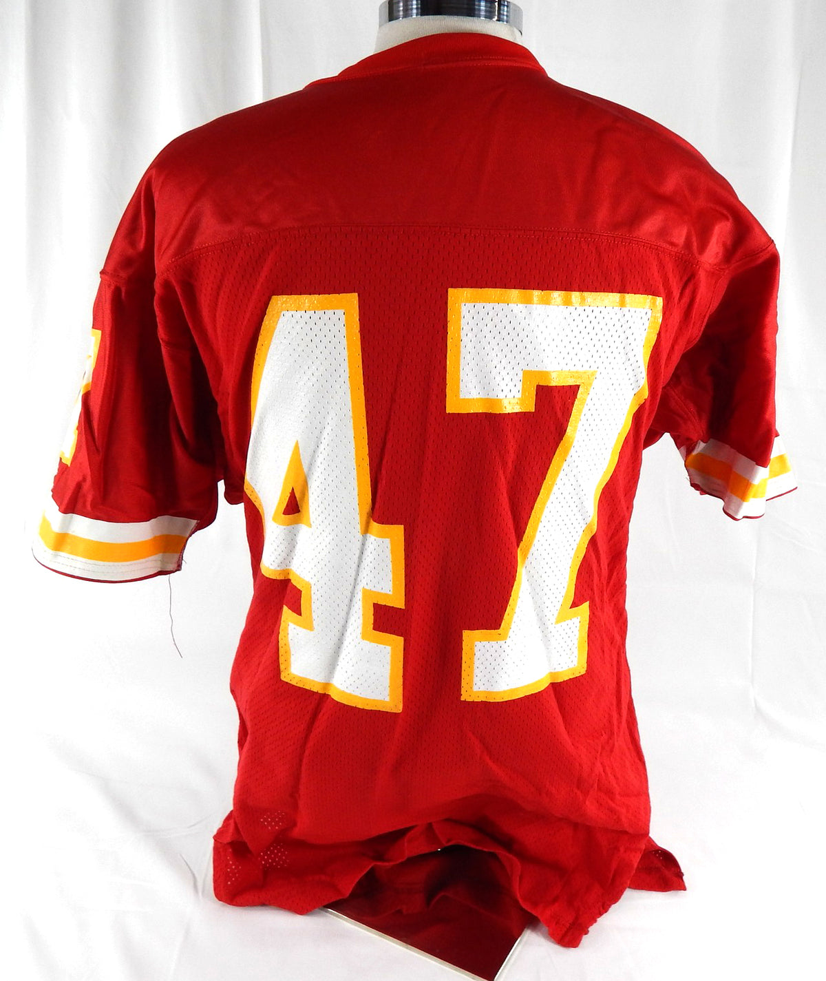 1992 Kansas City Chiefs #47 Game Issued Red Jersey 42 010 Pic2