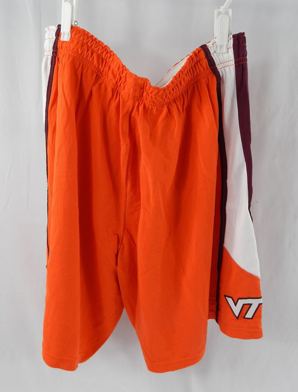 2000s Virginia Tech Hokies Game Issued Orange Shorts Basketball XL 027 Pic2