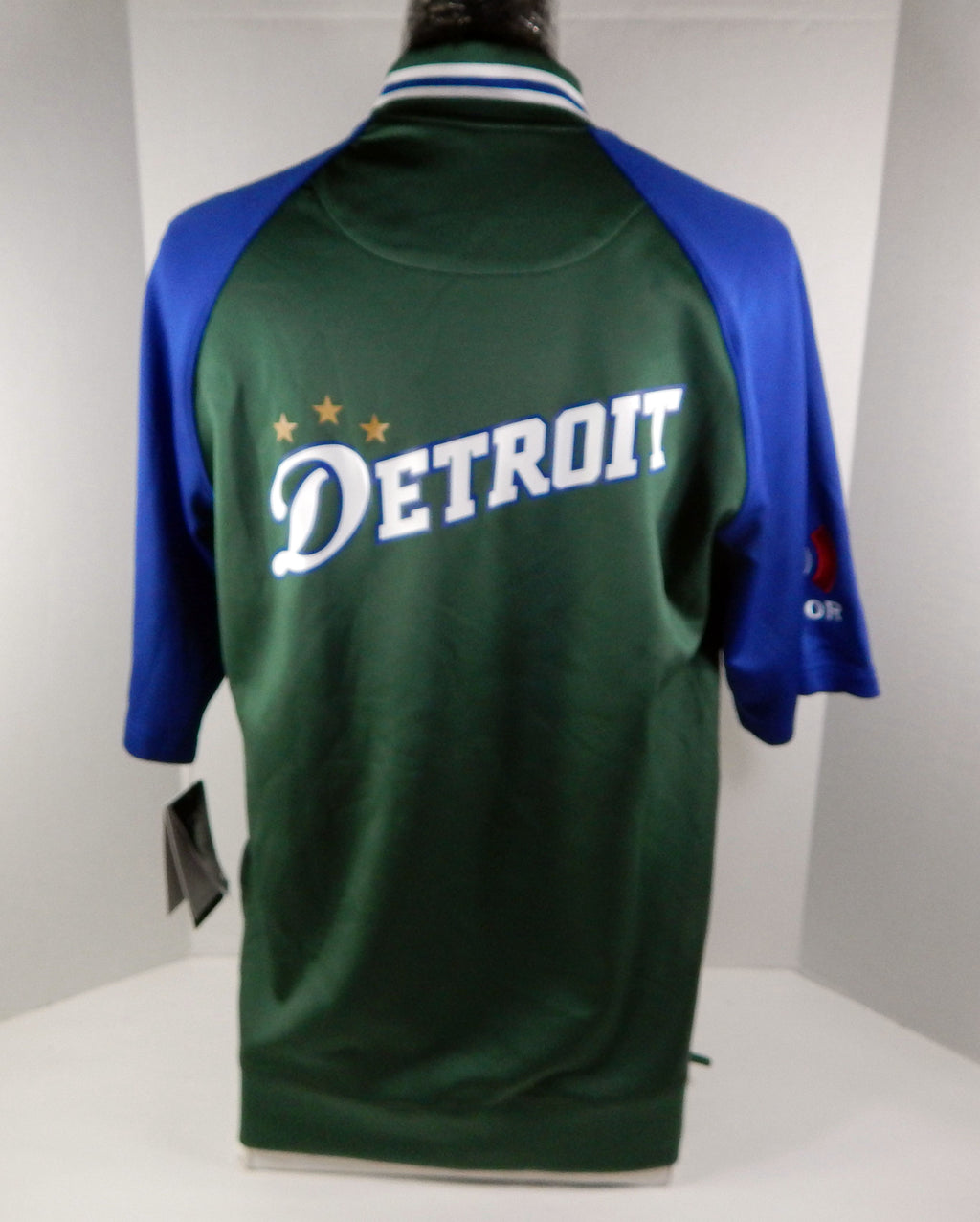 2022-23 Detroit Pistons Game Issued Green Jacket Nike DN5534-333 LT 28S Pic2