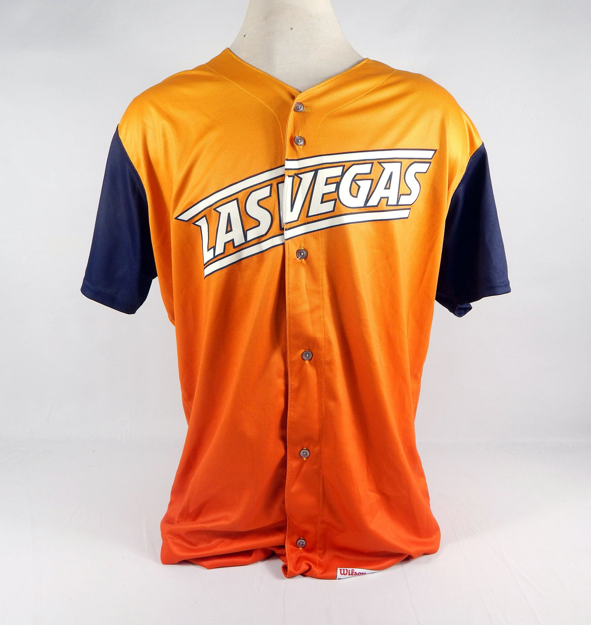 2023 Las Vegas Aviators Blank Game Issued Orange Jersey Sunrise 52 712864S
