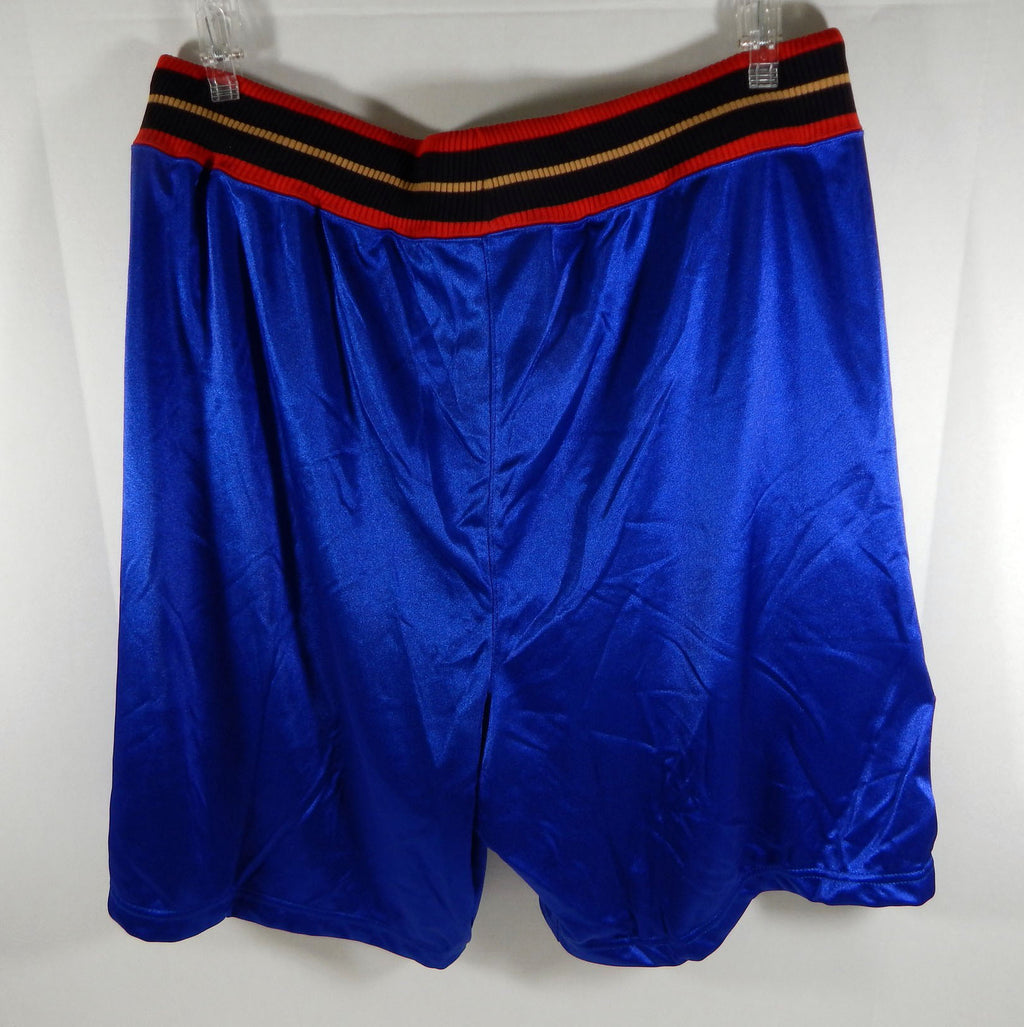 2004-05 Philadelphia 76ers Game Issued Blue Shorts 46+1 Reebok 710785S Pic2
