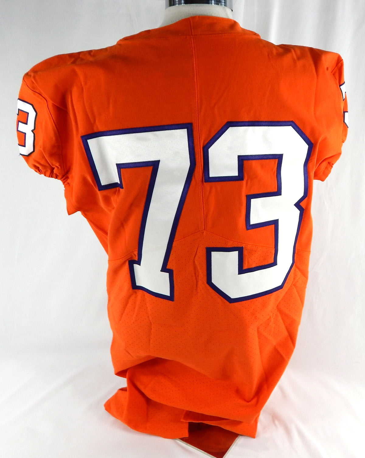 2017-22 Clemson Tigers #73 Game Issued Orange Jersey Football 46 751 Pic2