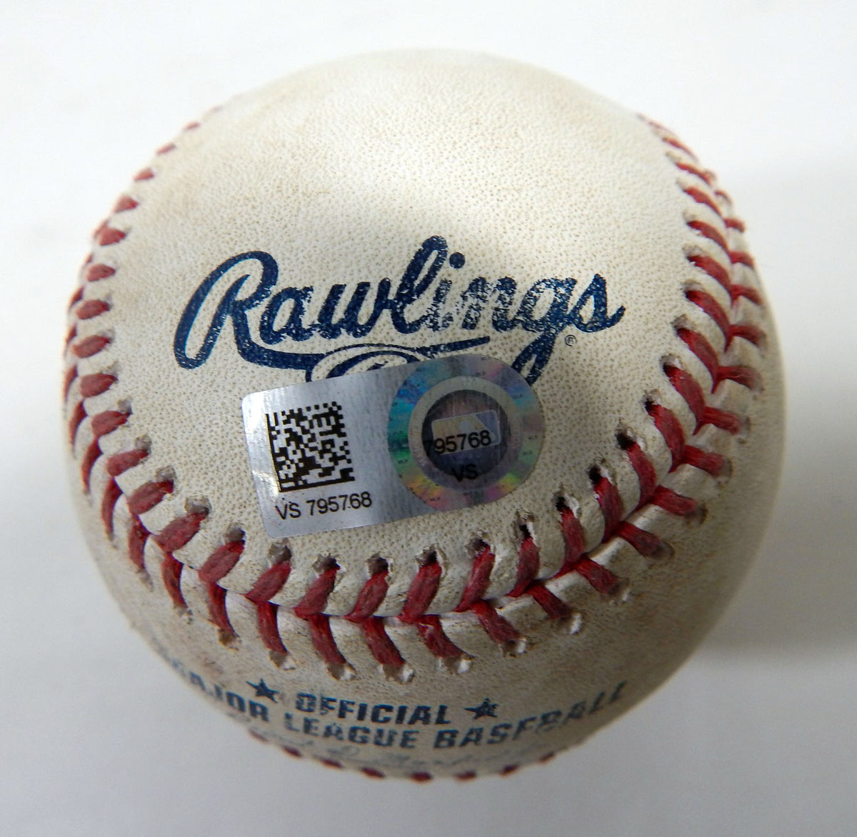 2021 Washington Nationals at Colorado Rockies Game Used Baseball Tapia Foul Pic2