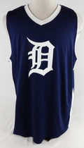2025-26 Detroit Pistons Bobi Klintman #34 Game Used Navy Jersey Tigers Playoff 5