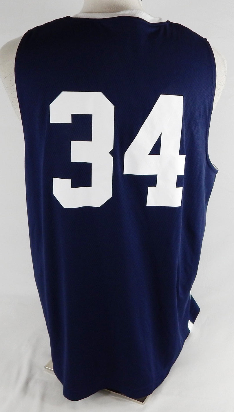 2025-26 Detroit Pistons Bobi Klintman #34 Game Used Navy Jersey Tigers Playoff 5 Pic2
