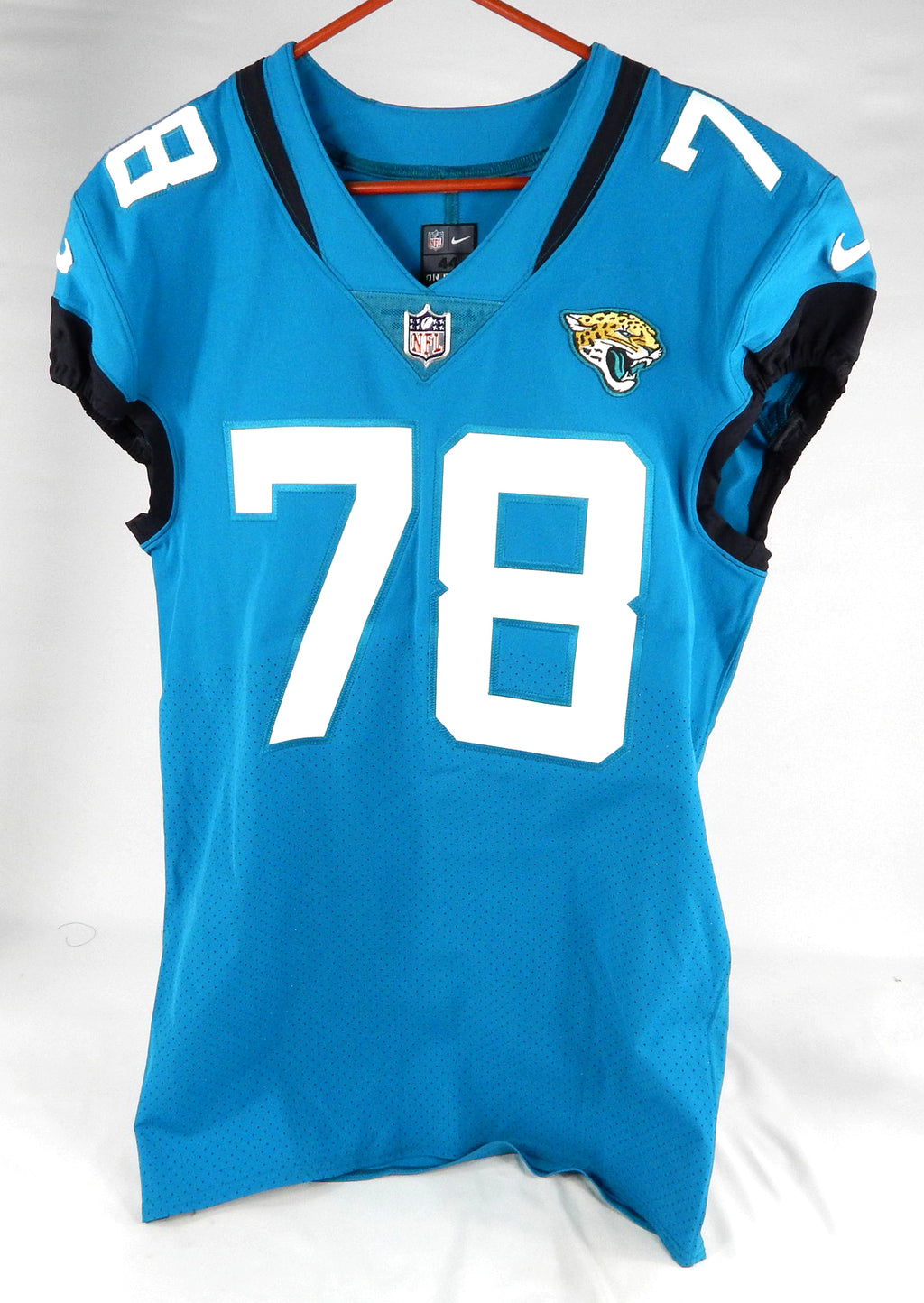 2019 Jacksonville Jaguars #78 Game Issued Blue Jersey Np Rem 44 DP75010