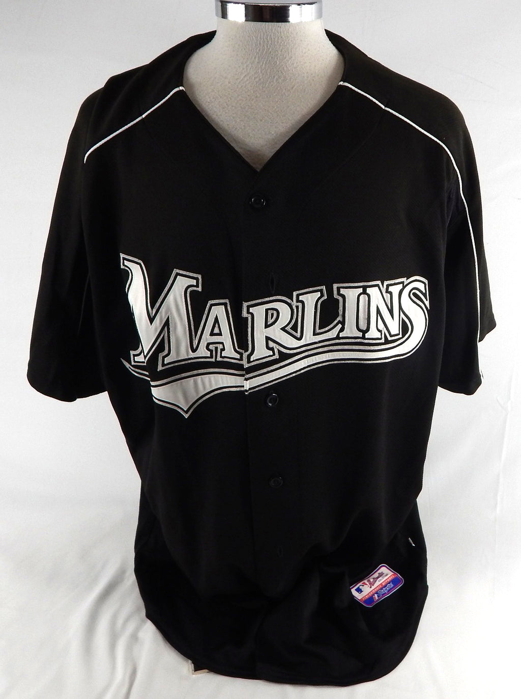 2003-06 Florida Marlins Kevin Cave #97 Game Used Black Jersey BP ST XXL 767
