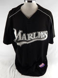 2003-06 Florida Marlins Kevin Cave #97 Game Used Black Jersey BP ST XXL 767
