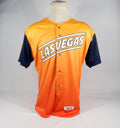 2022 Las Vegas Aviators Blank Game Issued Orange Jersey Sunrise 48 712871S