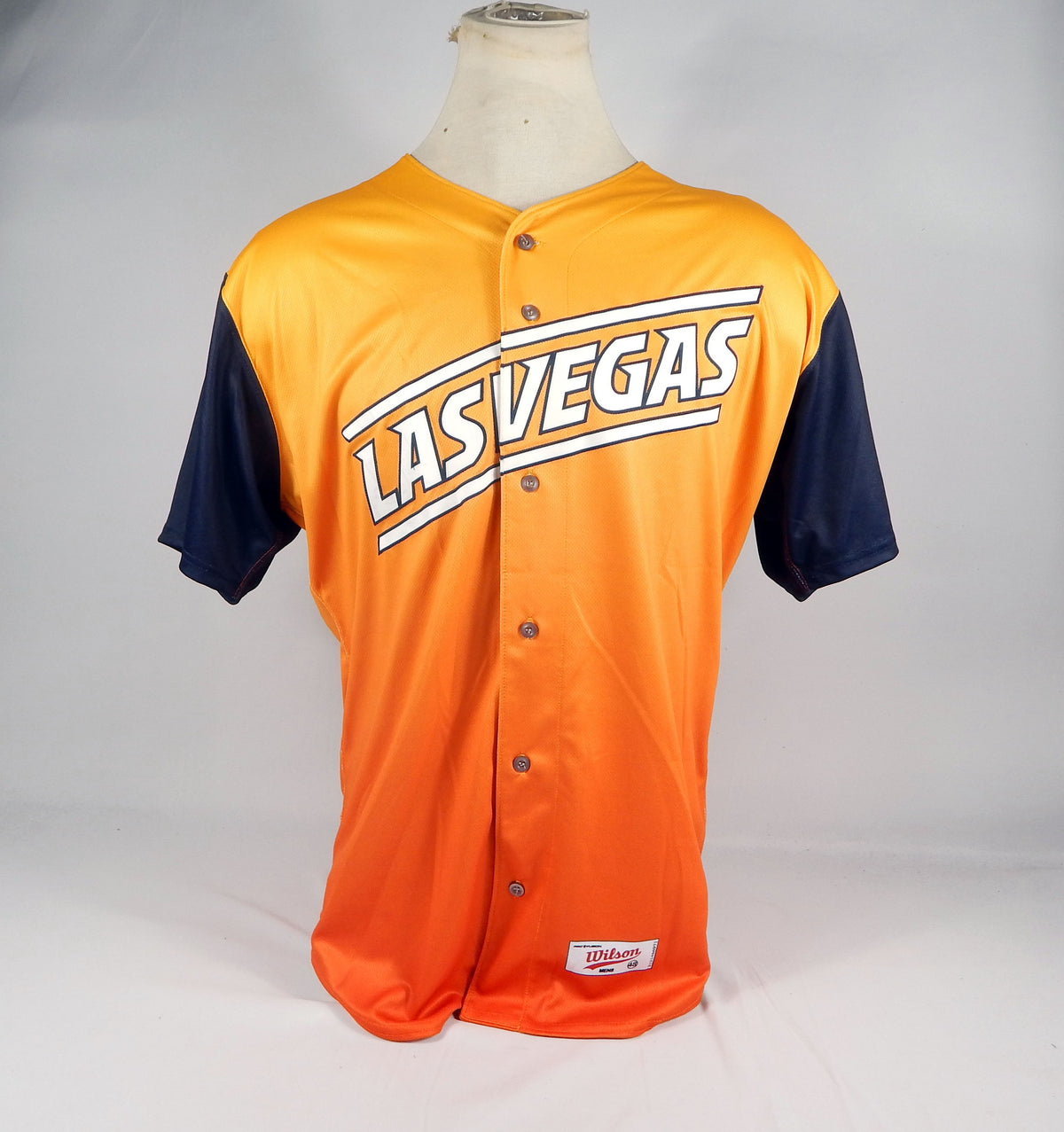 2022 Las Vegas Aviators Blank Game Issued Orange Jersey Sunrise 48 712871S