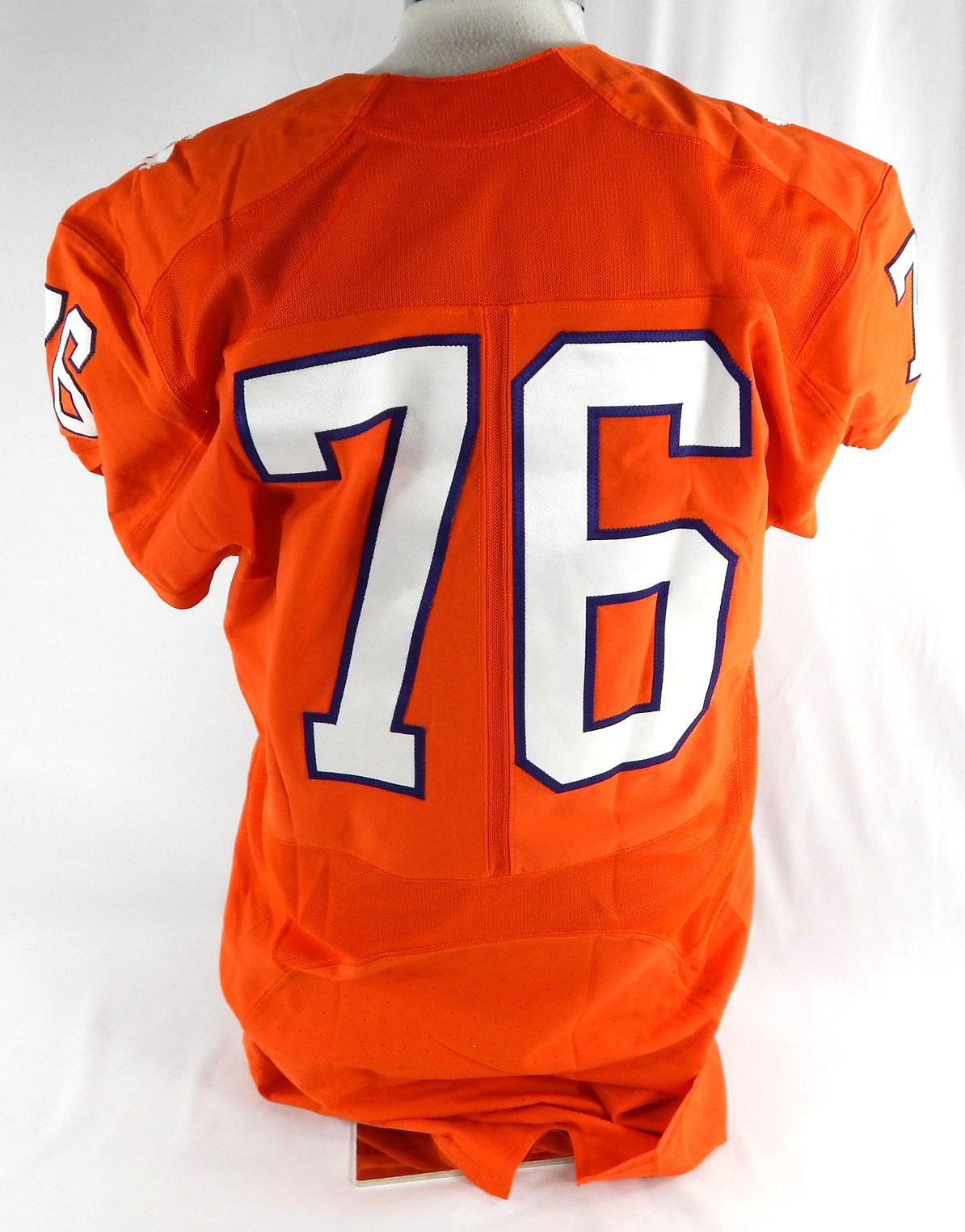 2016 Clemson Tigers #76 Game Issued Orange Jersey Football 46 753 Pic2