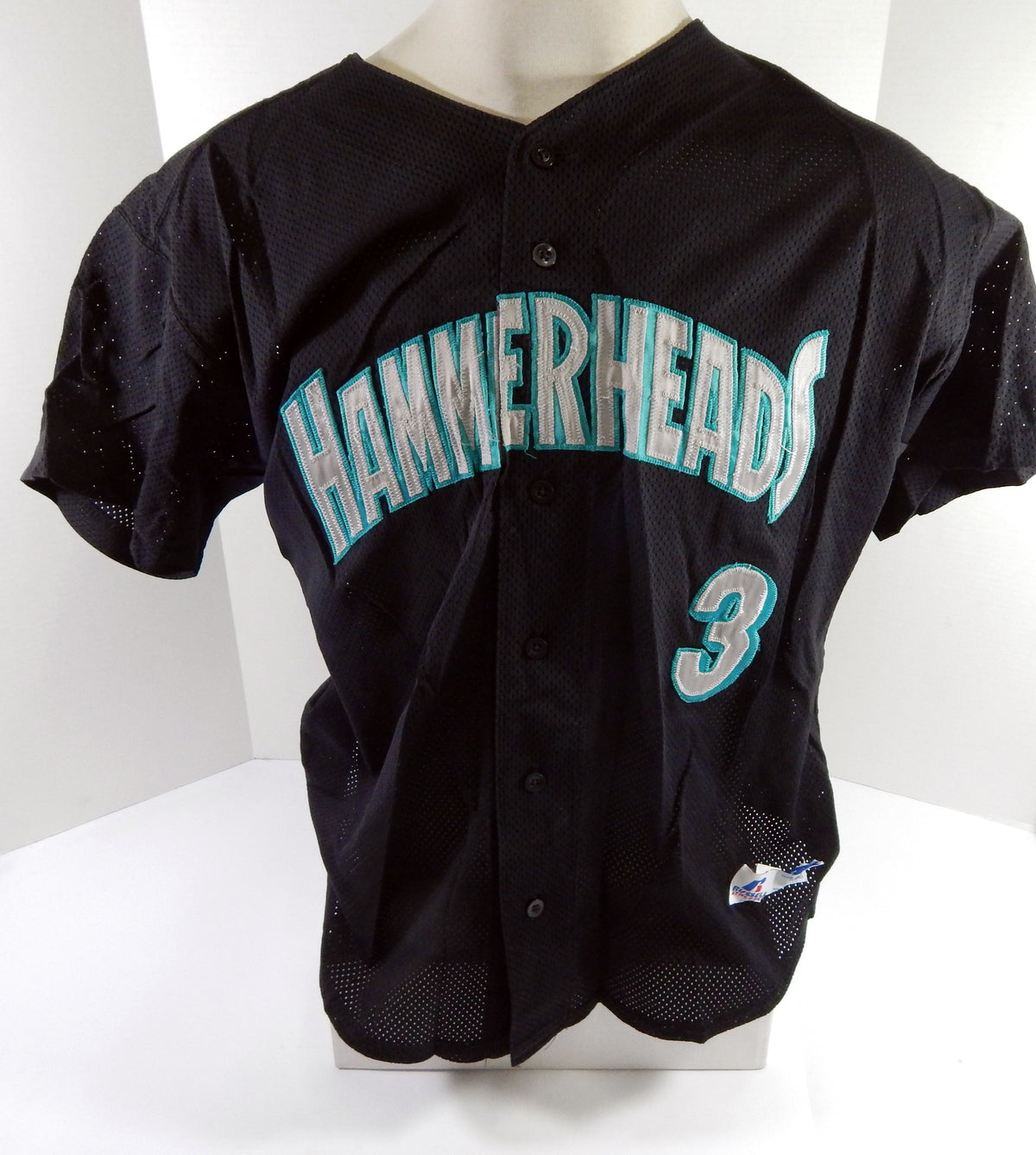 Jupiter Hammerheads #3 Game Used Black Jersey USA Patch 44 DP53010 Pic2