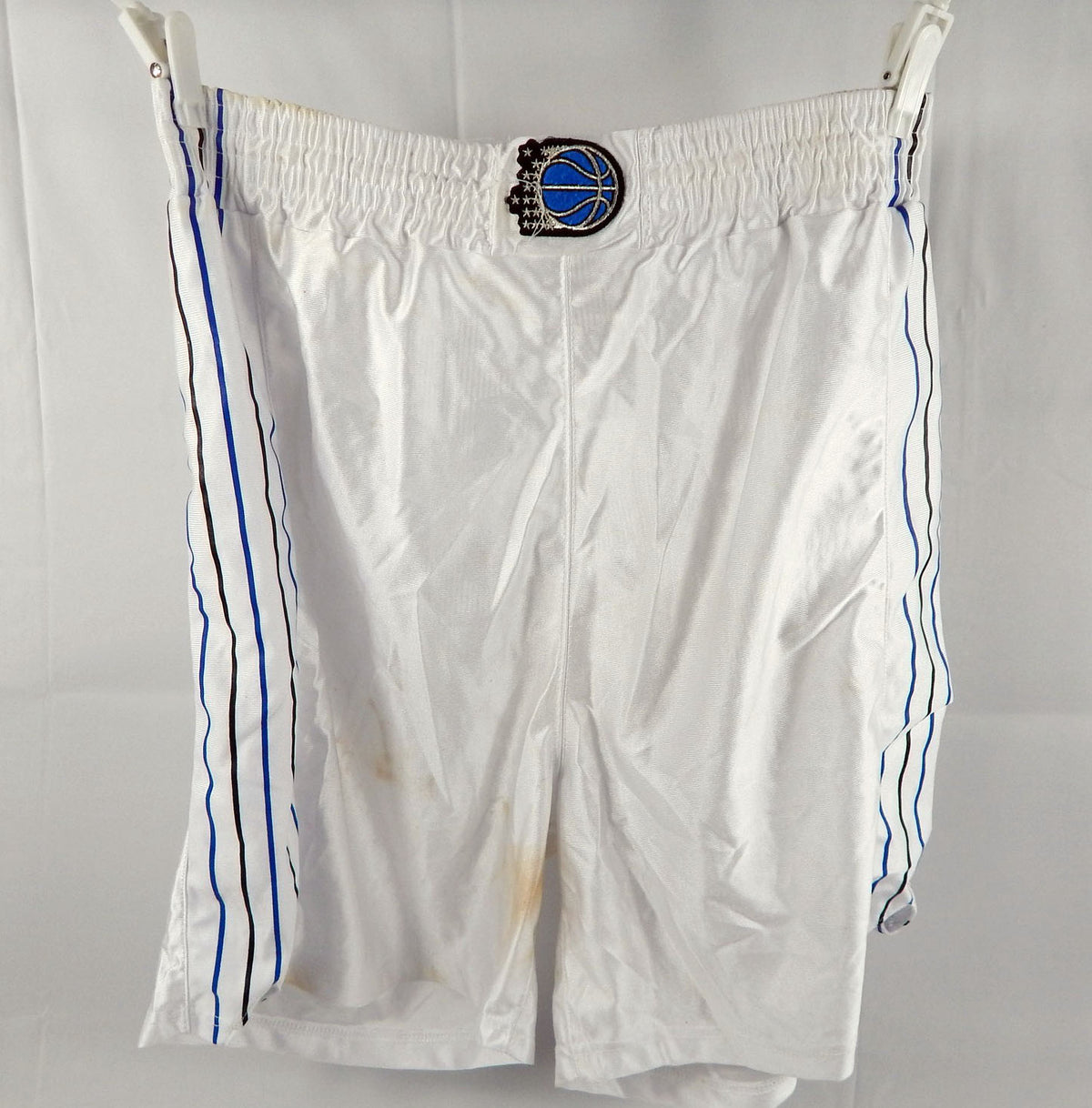 1998-99 Orlando Magic Kevin Ollie #3 Game Used White Shorts 42 469