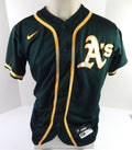 2021 Oakland Athletics Dalton Jefferies #66 Game Issued Used Green Jersey ST 3