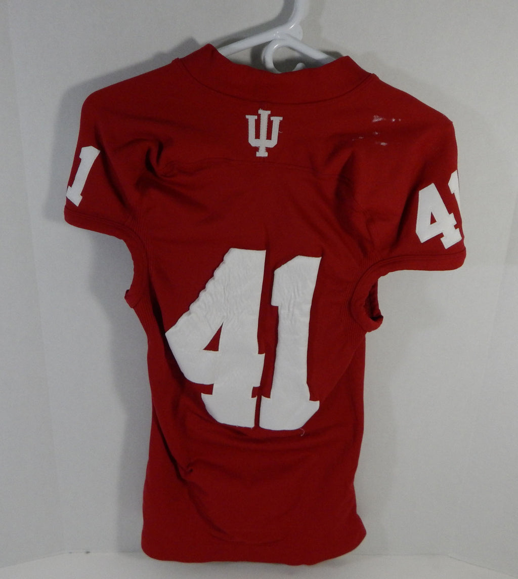 2012 Indiana Hoosiers #41 Game Used Red Jersey Nameplate Removed DP14087 Pic2