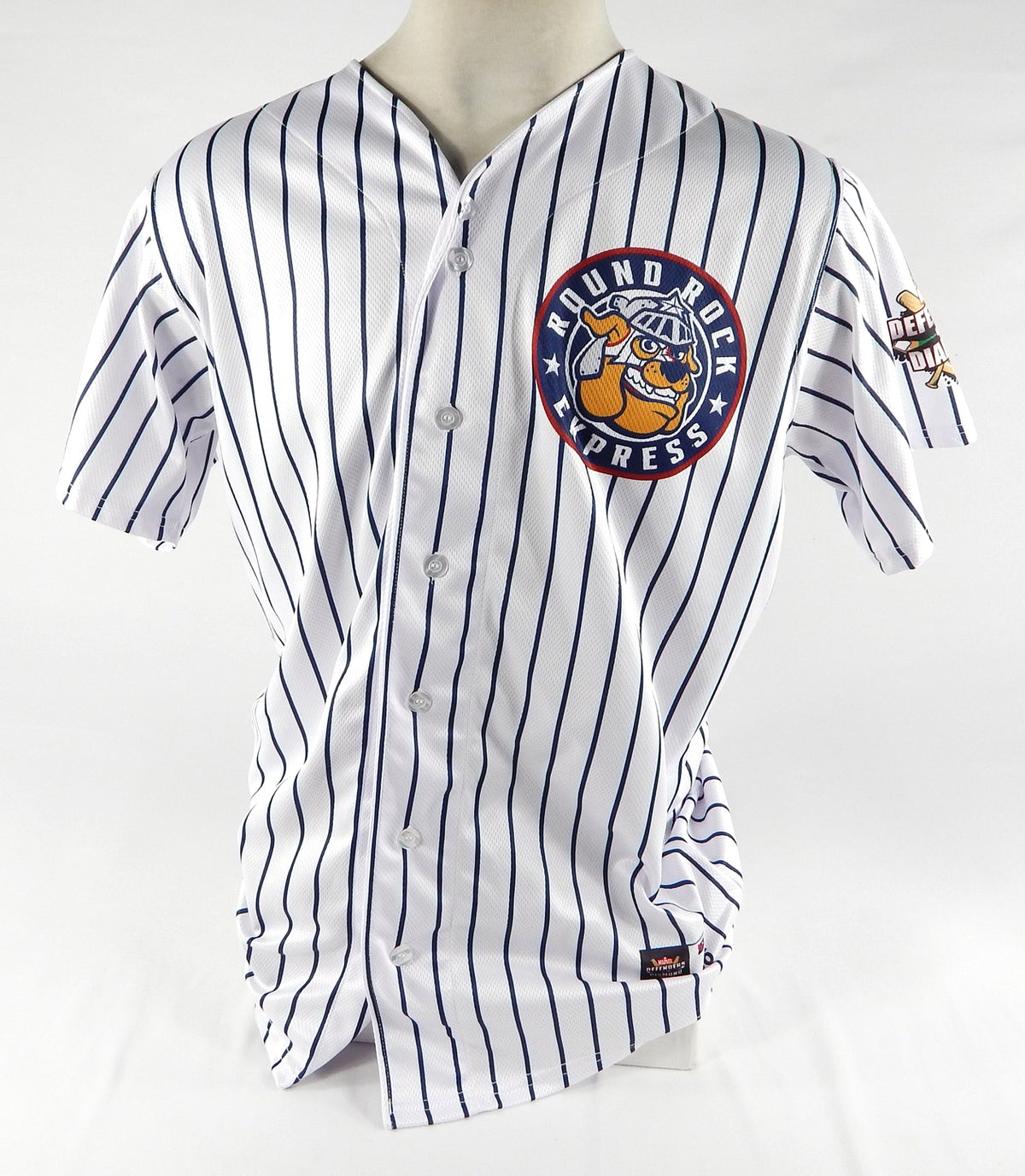 2023 Round Rock Express Spencer Howard #57 Game Used White Jersey Marvel 8