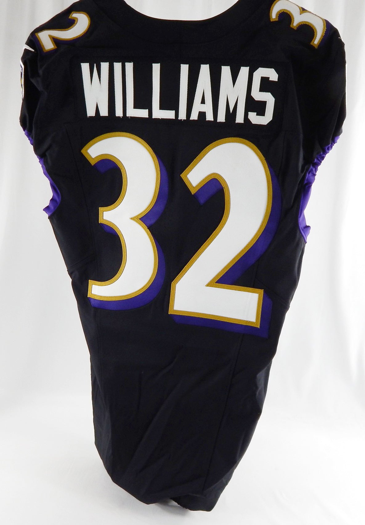 2023 Baltimore Ravens Marcus Williams #32 Game Issued Black Jersey 38 581 Pic2