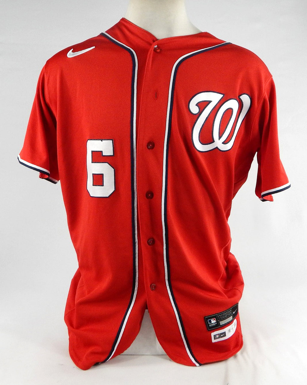 2022 Washington Nationals Maikel Franco #6 Game Issued Pos Used Red Jersey 46 82