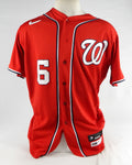 2022 Washington Nationals Maikel Franco #6 Game Issued Pos Used Red Jersey 46 82