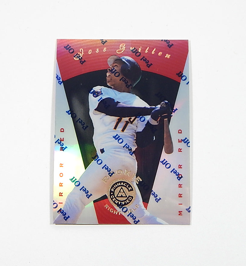 1997 Pinnacle Certified Mirror Red Jose Guillen #107 w/ Coating