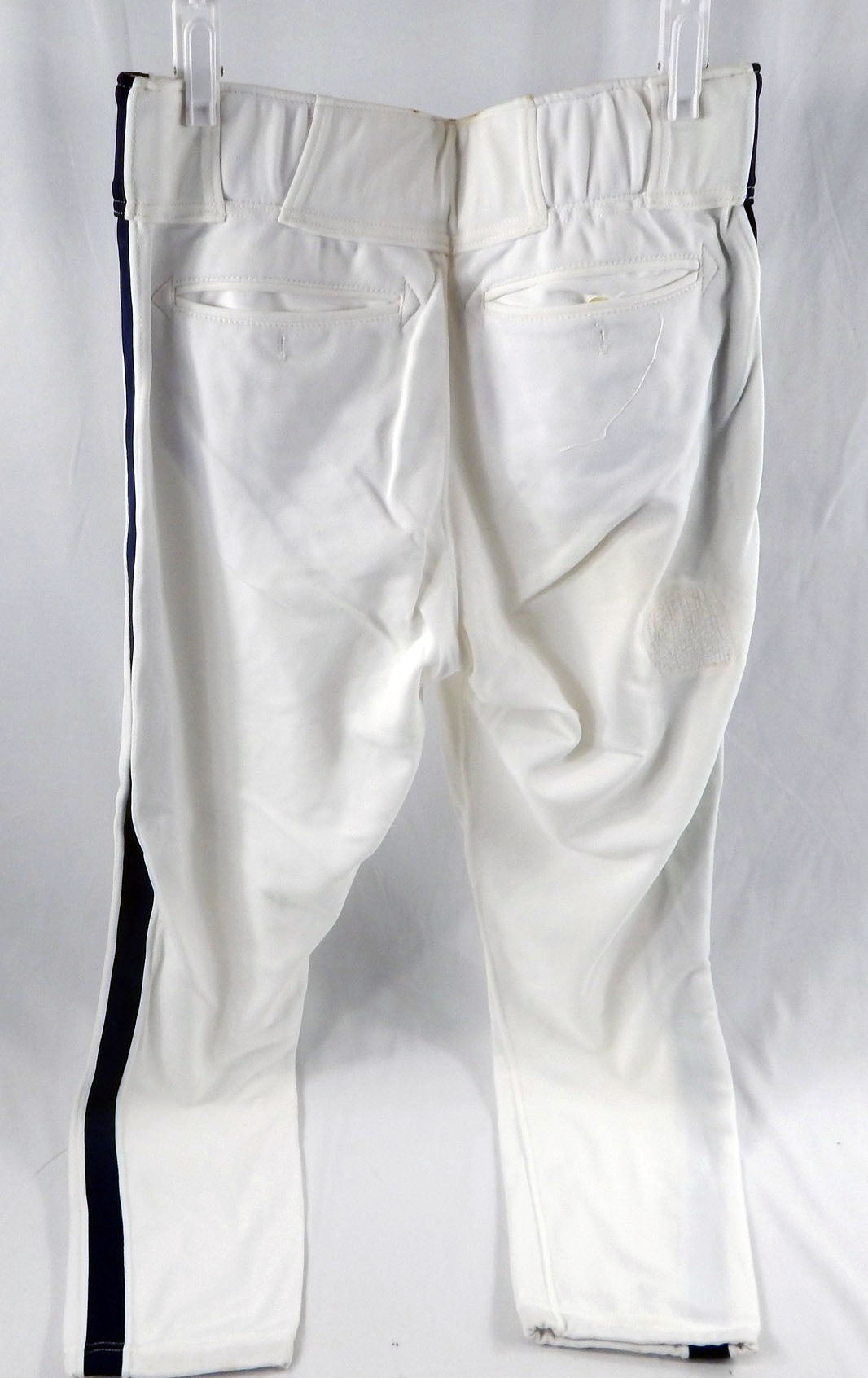1993 Houston Astros Chris Donnels #3 Game Used White Baseball Pants 34-29 112852 Pic2