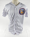 2023 Round Rock Express Lucas Jacobsen #53 Game Used White Jersey Marvel Defend