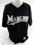 2003-06 Florida Marlins Hutchison #64 Game Issued Black Jersey BP ST XXL 772