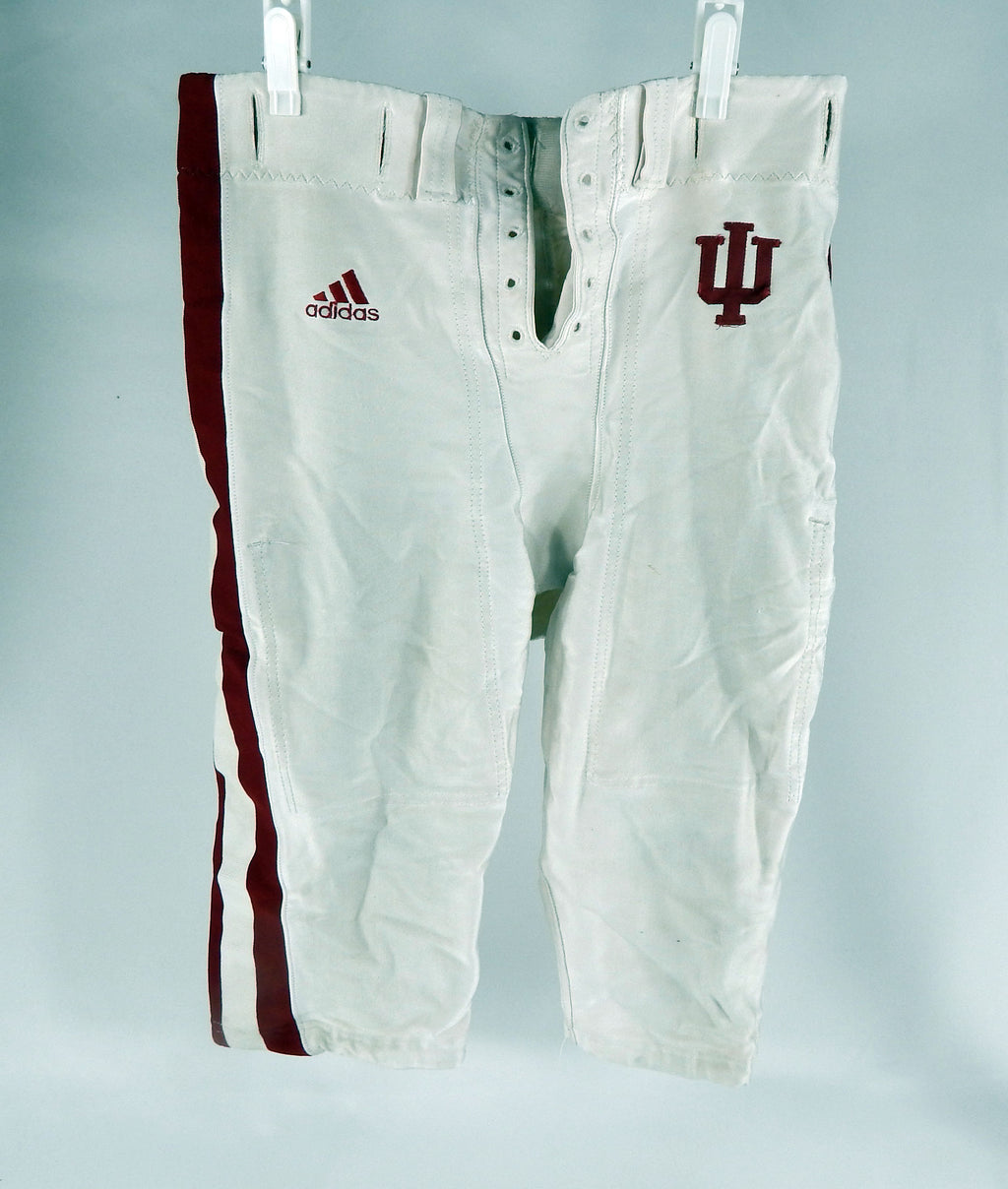 2004 Indiana Hoosiers #50 Game Used White Pants 42 DP67469