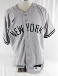 2022 New York Yankees Nestor Cortes #65 Game Issued Grey Jersey Starr Patch 010