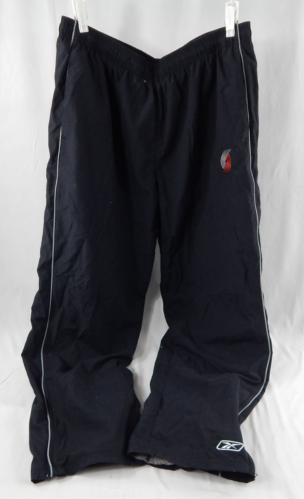 2004-06 Portland Trailblazers Team Issued Black Travel Pants XXL 040