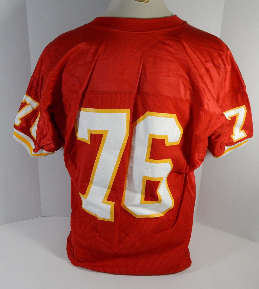 Kansas City Chiefs #76 Game Issued Red Jersey DP17419 Pic2