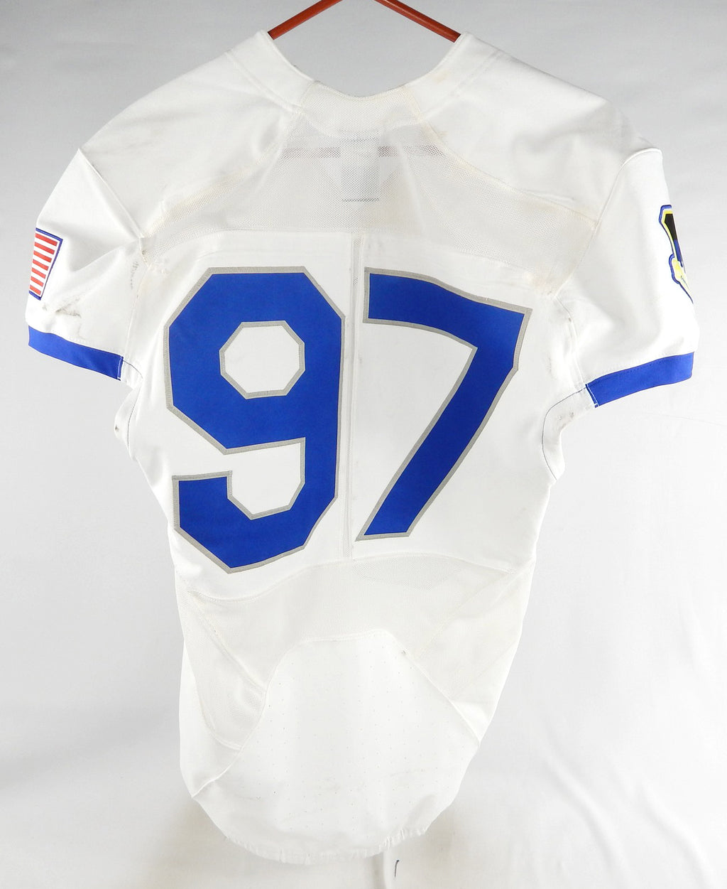 2016 Air Force Falcons #97 Game Used White Jersey NP Rem M 861 Pic2