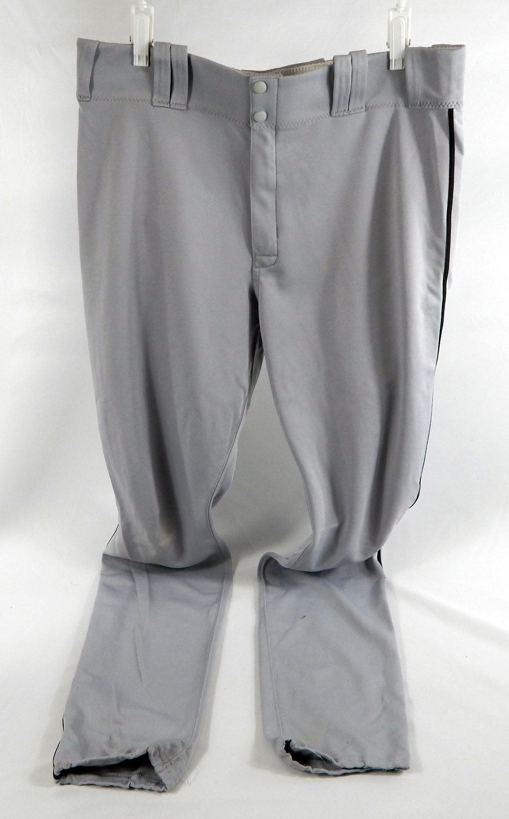 2013 Miami Marlins Joe Mahoney #25 Game Used Grey Baseball Pants 37 260