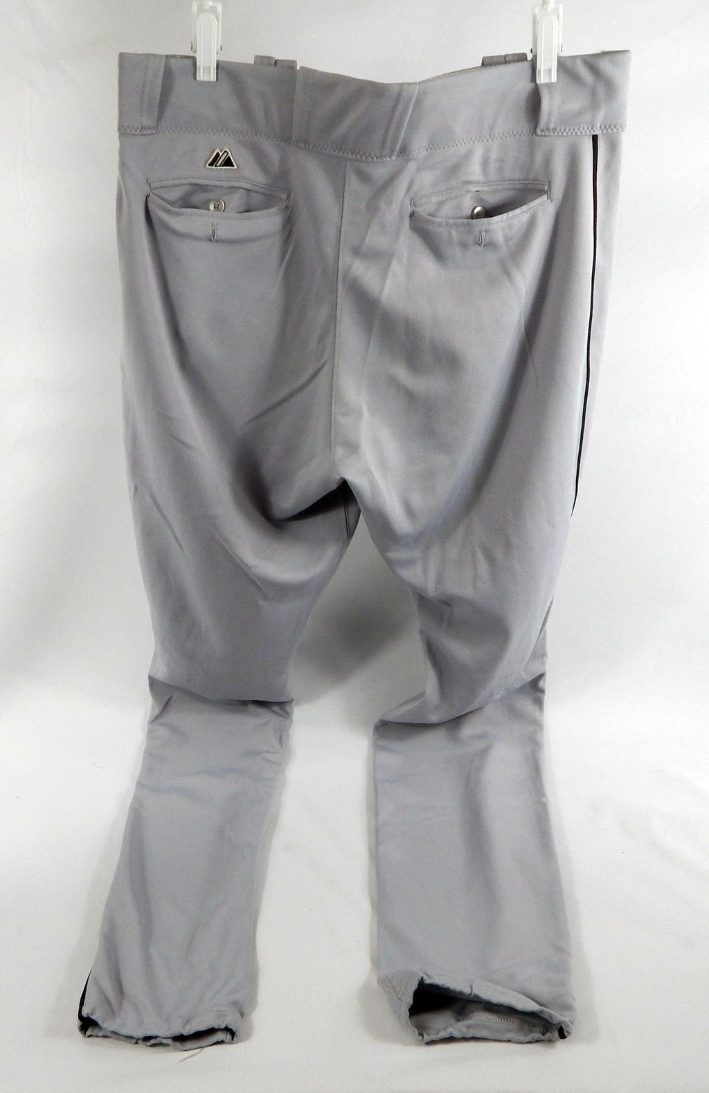 2013 Miami Marlins Joe Mahoney #25 Game Used Grey Baseball Pants 37 260 Pic2