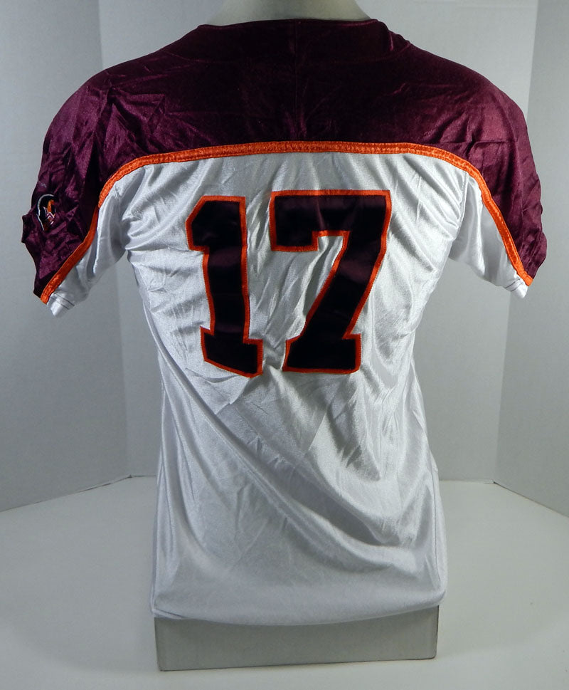 2007 Virginia Tech Hokies #17 Game Used White Softball Jersey VT Remembers P 994 Pic2