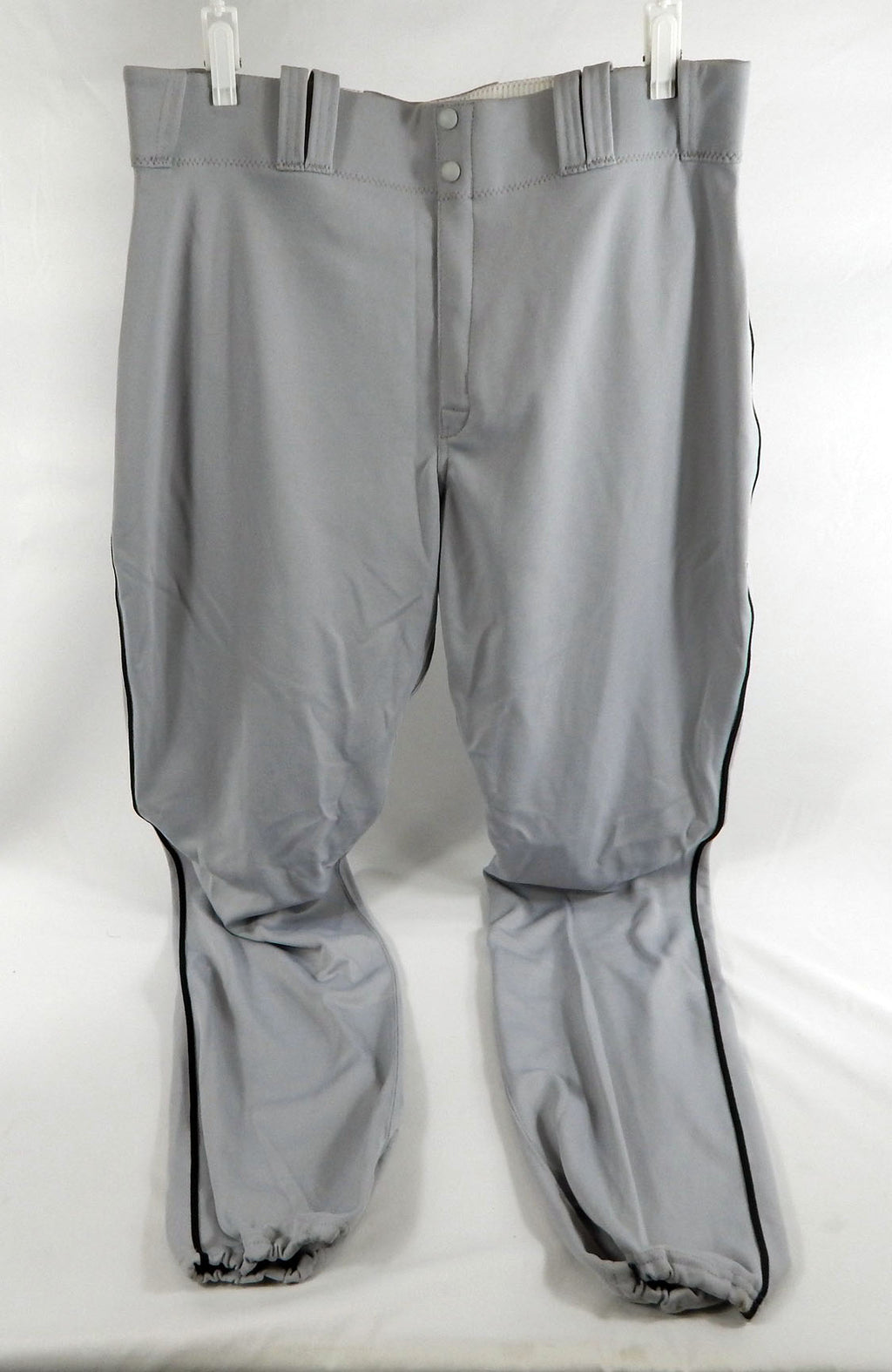 2016 Miami Marlins Drew Steckenrider #71 Game Used Grey Baseball Pants 38 101262