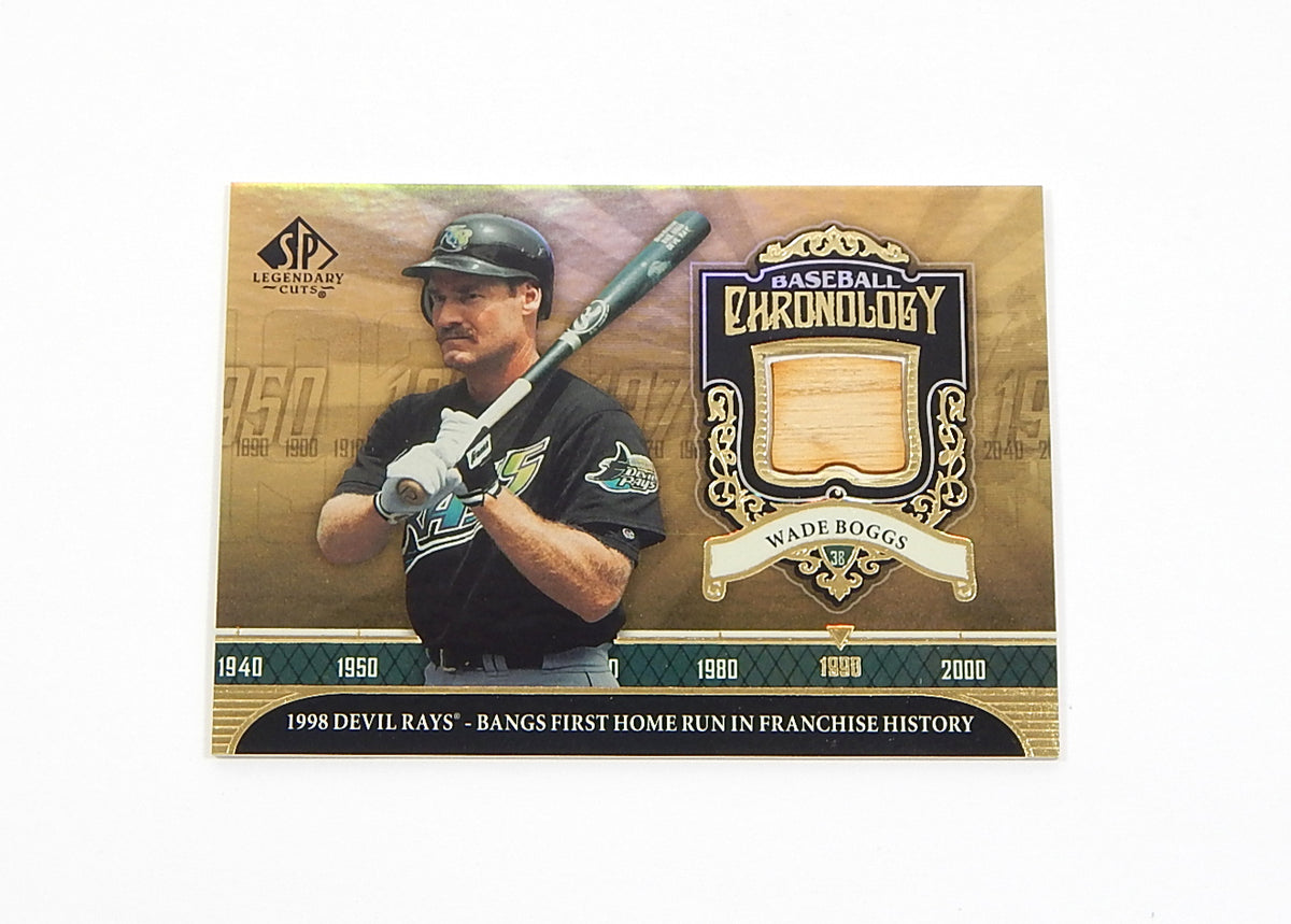 2006 SP Legendary Cuts Baseball Chronology Materials Wade Boggs Game Used Jersey