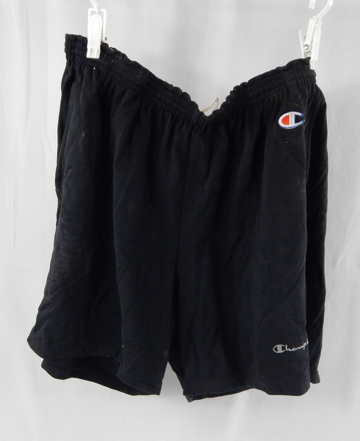 1990s Champion Team Issued Black Compression Shorts XXL 044