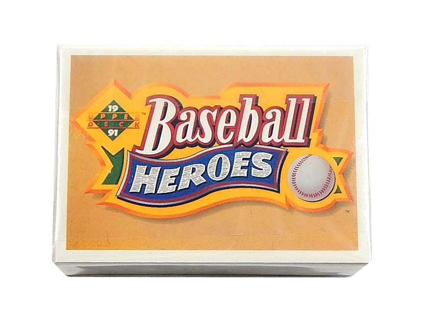 Lot of (100) 1991 Upper Deck Baseball Heroes Cover Card Aaron or Ryan Mint