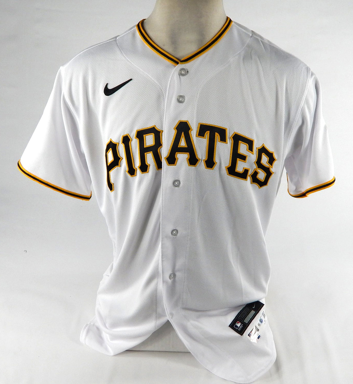 2020 Pittsburgh Pirates Kelley Game Issued White Jersey 46 DP72261 Pic2