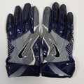 New Nike NFL Vapor Jet 4 Receiver Navy Football Core Gloves PGF435-419 L 653S