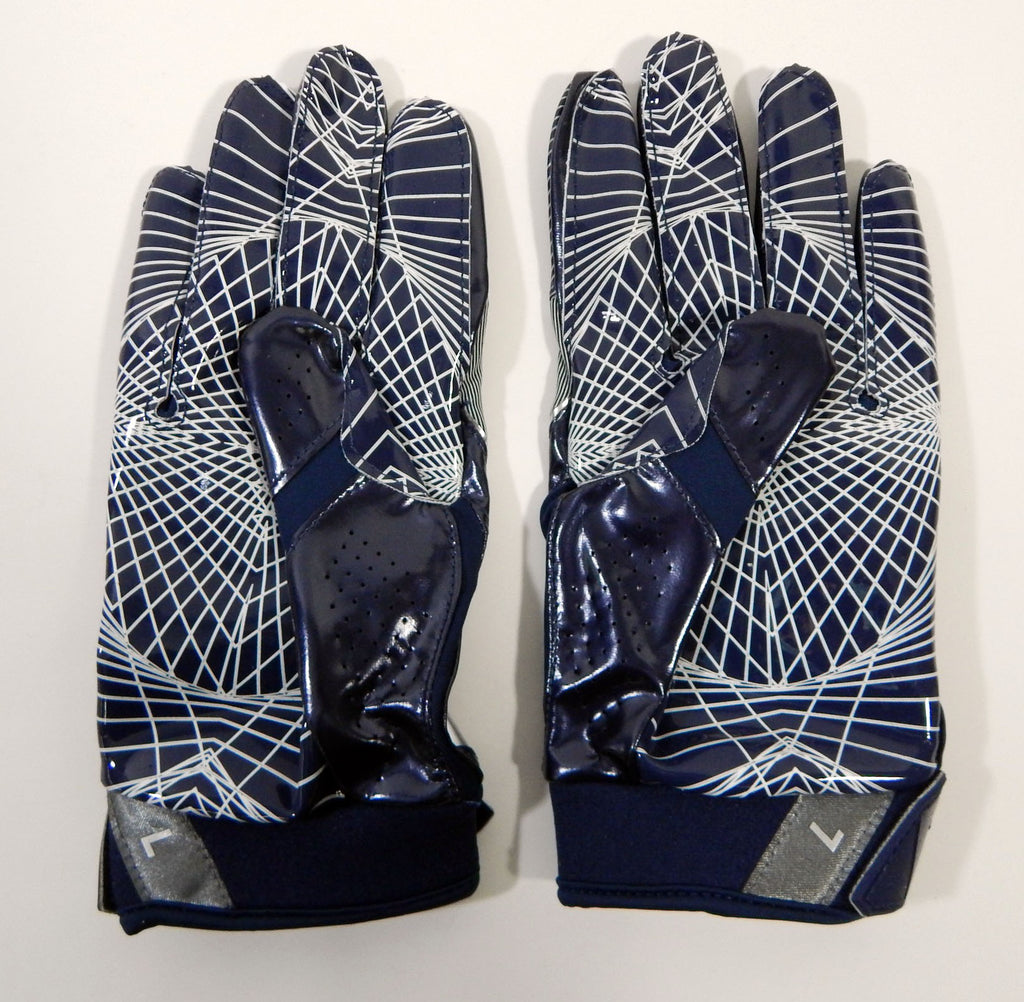 New Nike NFL Vapor Jet 4 Receiver Navy Football Core Gloves PGF435-419 L 653S Pic2